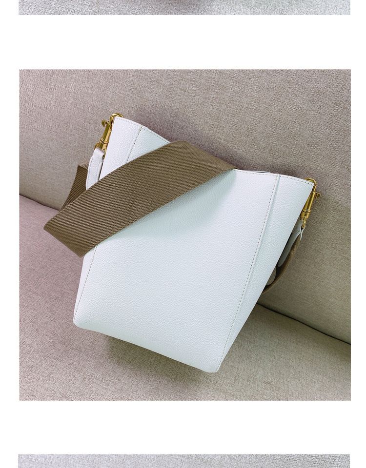 2024 New Star Stesso stile Cinghia larga Cinghia Secchiello Spalla singola Diagonale Incrocio Pelle Donna Semplificato_voghion.com