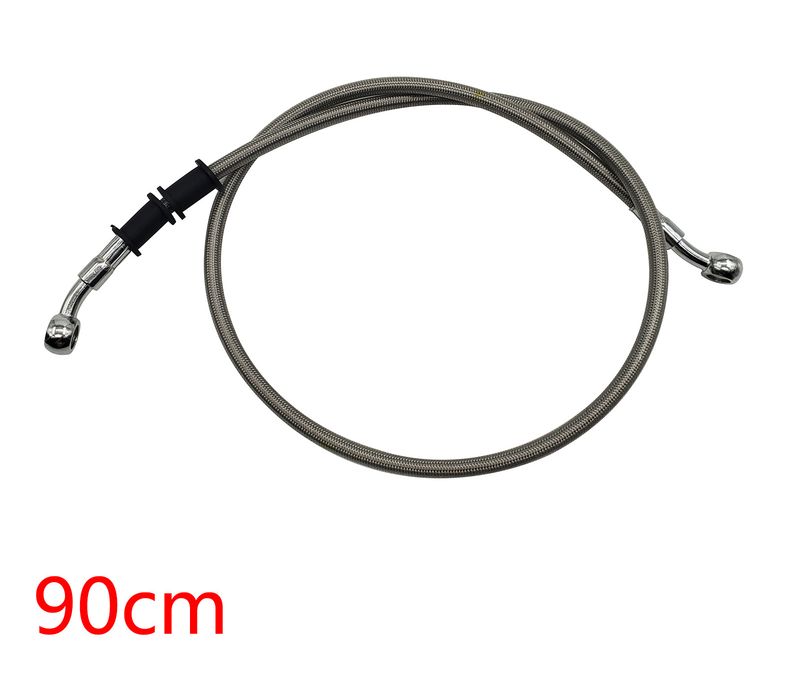 Manguera de freno trenzada de 300 mm a 2200 mm para embrague hidráulico M10 de 28 ° Banjo y tubo para motocicleta universal_voghion.com