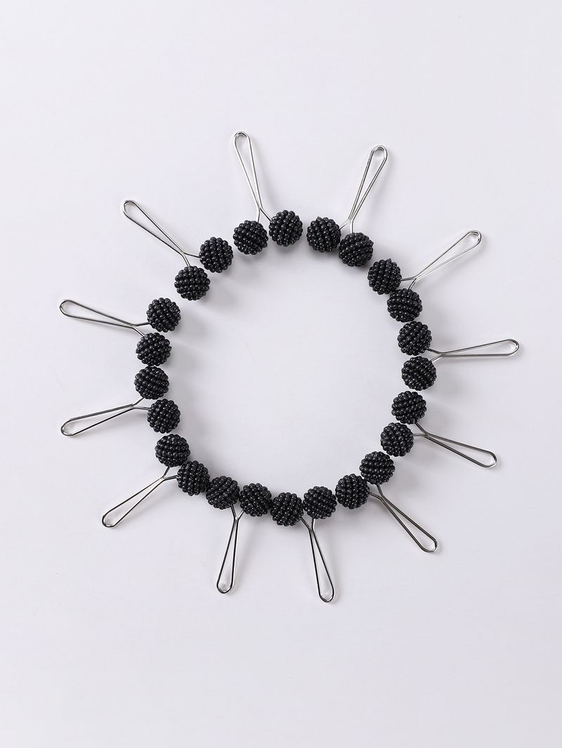 Fermagli per sciarpe a forma di U per donna - Fermagli per sciarpe con perline in argilla morbida e design geometrico, fermagli universali per avvolgere il collo (ZK114)_voghion.com