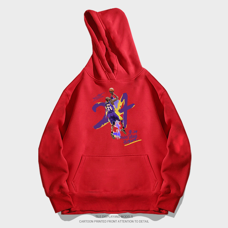 Kobe 24 Commemorative Pullover Hoodie For Men Women's Spring And Autumn Fashion Brand Young Student Basketball Hooded_voghion.com
