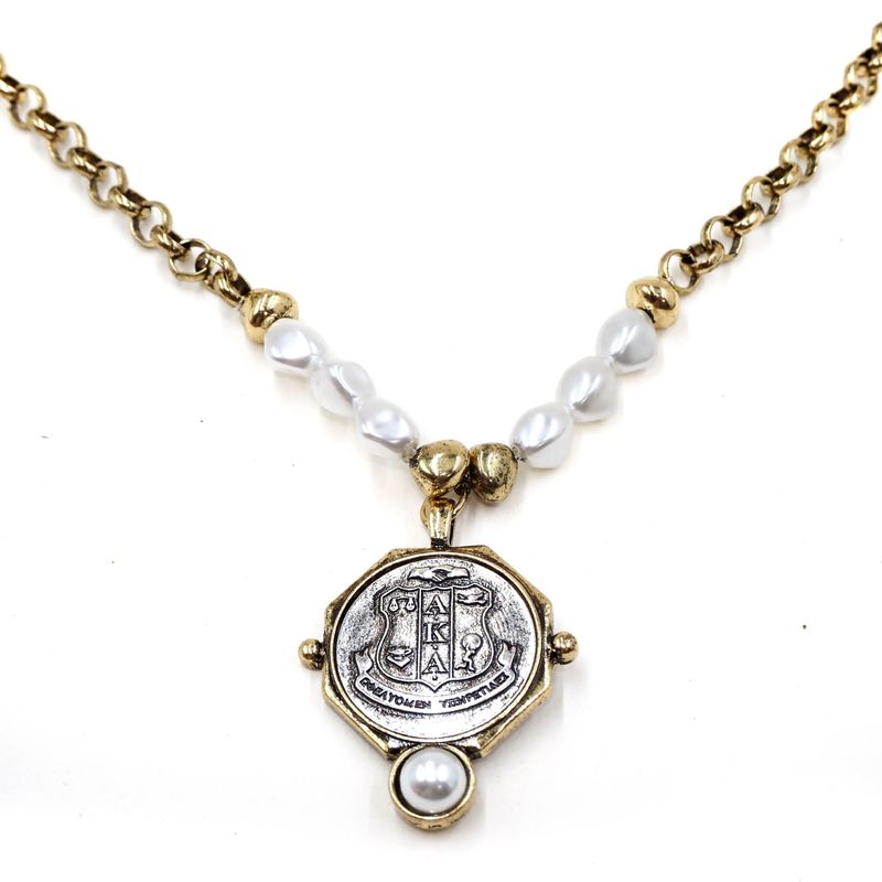 Collana con ciondolo AKA in lega di zinco, stile hip-hop, stile punk, versatile e alla moda._voghion.com