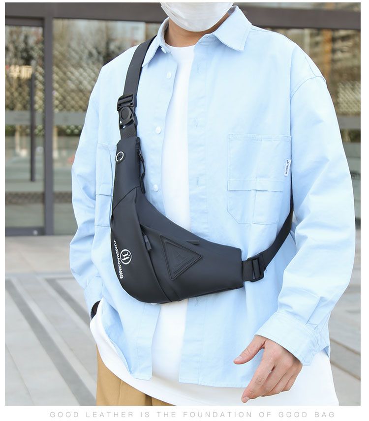Borsa a tracolla, marsupio, diagonale, impermeabile da uomo, viaggio personalizzato, borsa a tracolla, multifunzionale per studenti_voghion.com