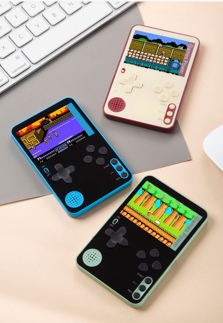 Consolas de videojuegos Tiger Year New Year K10, consola de juegos portátil con tarjeta magnética, funda magnética para teléfono móvil, consola de juegos portátil FC Retro_voghion.com
