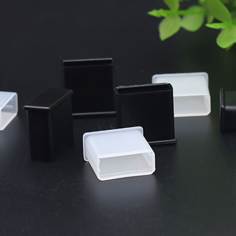 USB Cover Anti-dust PE Mini USB-A Protective Sleeve for U Disk_voghion.com