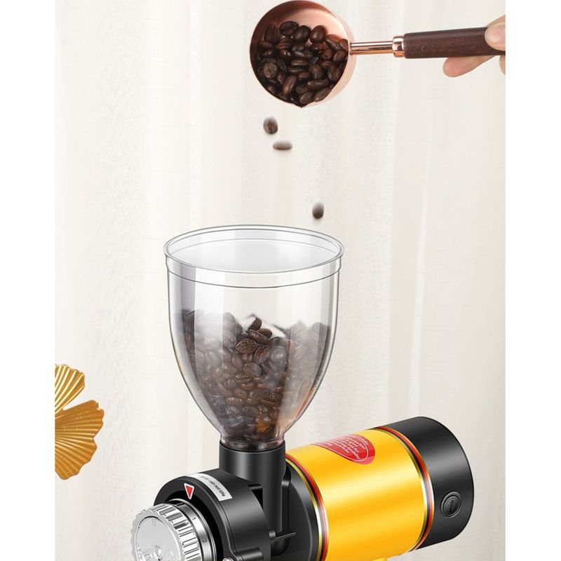 Machine à café électrique italienne à infusion manuelle, style Little Flying Eagle, à usage domestique, avec moulin à grains_voghion.com