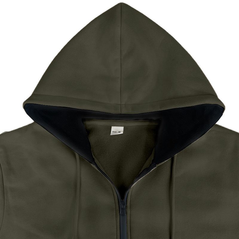 Completo da uomo con felpa con cappuccio e pantaloni da jogging - Completo invernale caldo in due pezzi in morbido cotone per un comfort casual_voghion.com