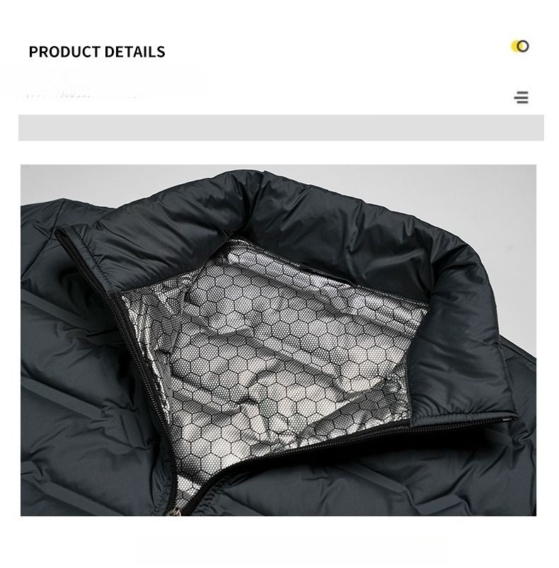 Winter Down Jacket Men's Graphene Material Warm Casual Light 80% White Duck Down Jacket Men's Jacket_voghion.com