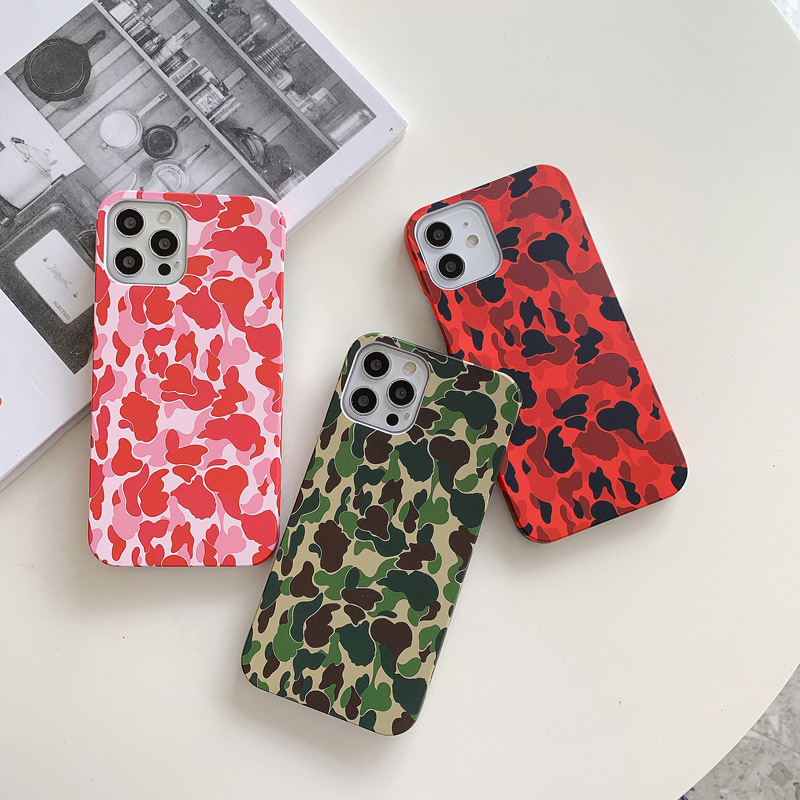Ovitek za mobilni telefon, nov maskirni vzorec, primeren za 15promax Apple 14/13, ovitek za mobilni telefon 8plus, nalepka za vodo 12, trdi ovitek_voghion.com
