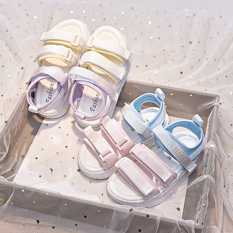 2024 New for and Girls Mid size Big Children's Soft Sole Sandals with Western Style Summer Princess Beach Shoes_voghion.com
