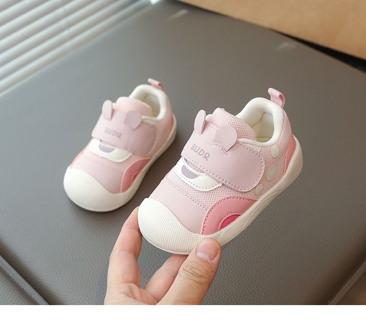 Baby Learning Shoes 0 1 3 Years Old Spring And Autumn New Infant Mesh Non Slip Sports Shoes Boys And Girls Functional Shoes_voghion.com
