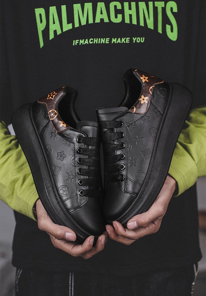 Men's Sneakers, New Four-season White Shoes, Men's Board Shoes, Influencers Livestreamed The Same Model Of Korean Trendy Shoes_voghion.com