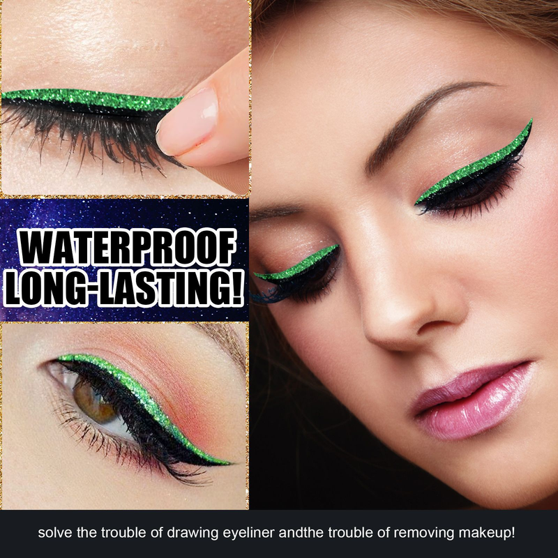 West&Month glue free self-adhesive eyeliner gel strip false curling eyelash_voghion.com