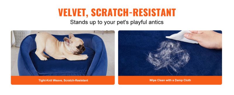 VEVOR Pet Sofa Dog Couch for Medium-Sized Dogs and Cats Dog Sofa Bed 81 lbs_voghion.com