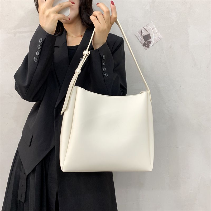 Two piece set mother fashion 2024 spring soft leather single shoulder large capacity handbag women's bag_voghion.com