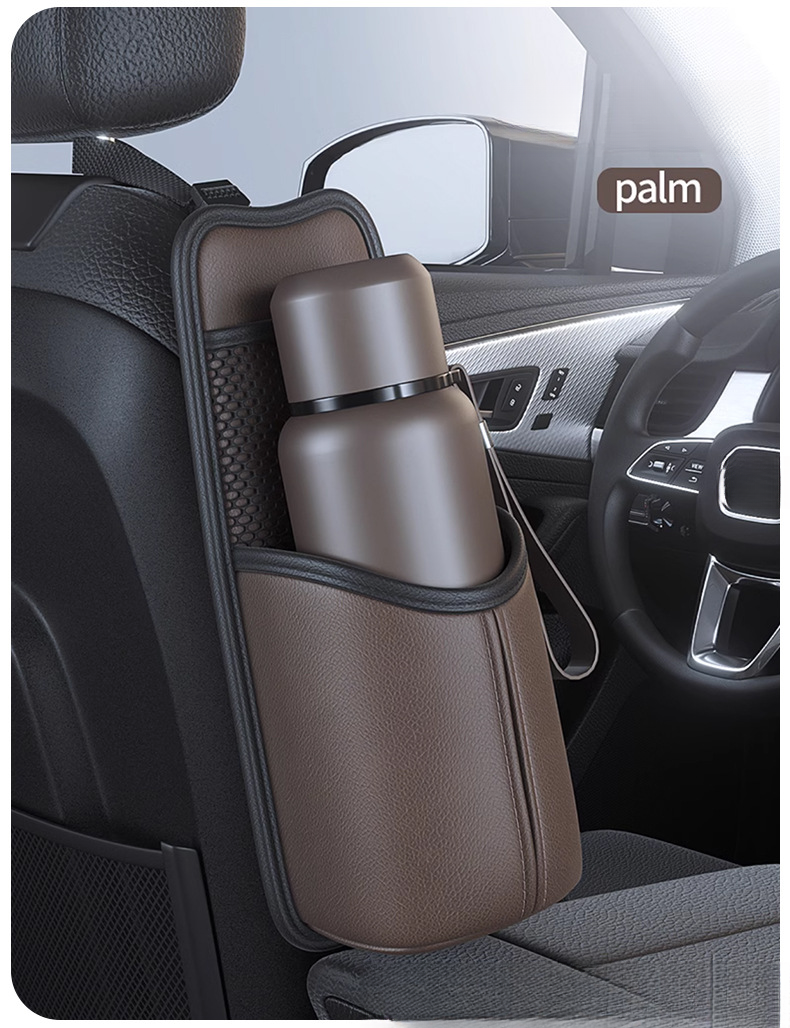 Portabicchieri per auto, sedile, borsa riscaldante per riporre oggetti, bollitore impermeabile e isolato per auto, fissaggio del sedile_voghion.com