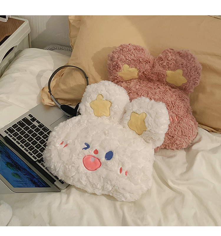 Cute plush hand hot rechargeable explosion-proof water bag, bedding, 2023 new warm baby_voghion.com