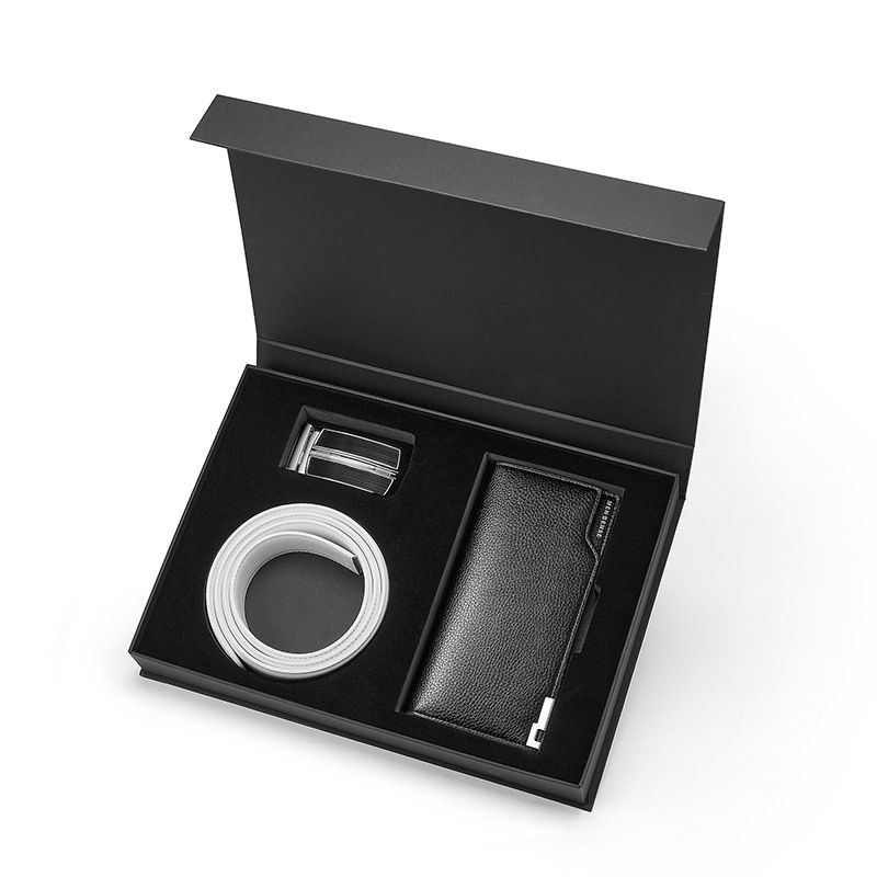 Gürtel-Geldbörsen-Set, Business-Geschenk, Gürtel, Herrengeschenk für Vater und Ehemann, High-End-Geschenk, Hosengürtel, automatische Schnalle, Geschenk_voghion.com