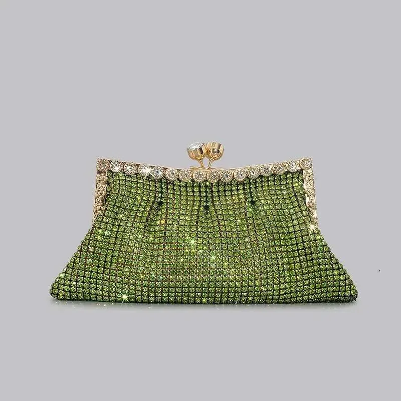 Designer 2025 Fashion Rhinestone Clutch For Women Shinny Dias Evening Party Purses Bag_voghion.com