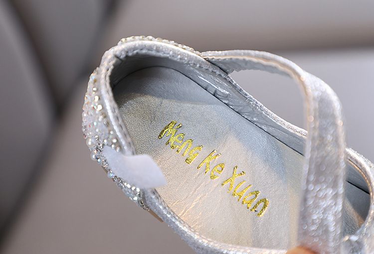 Scarpe da ballo per bambina, bambina, principessa, con diamanti, singole, per spettacoli di danza, per bambini grandi_voghion.com