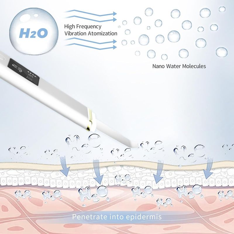 Ultraschall-Gesichtshautwäscher, Spatel, Mitesser-Entferner, Gerät, LCD-Display_voghion.com