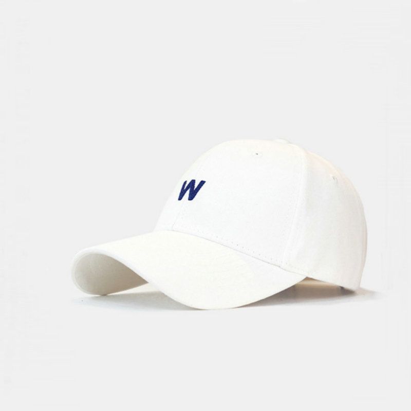 Egyszerű betűs, kemény tetejű, ívelt ereszű baseballsapka férfiaknak és nőknek, divatos márka pároknak, lezser, sokoldalú, kis arcforma, nap_voghion.com
