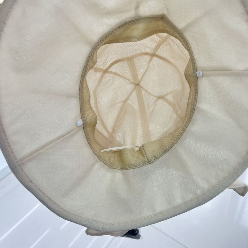 Wide Brim Bow Bucket Hat Women's Summer Sun Protection Sun Hat Beach Sun Hat_voghion.com