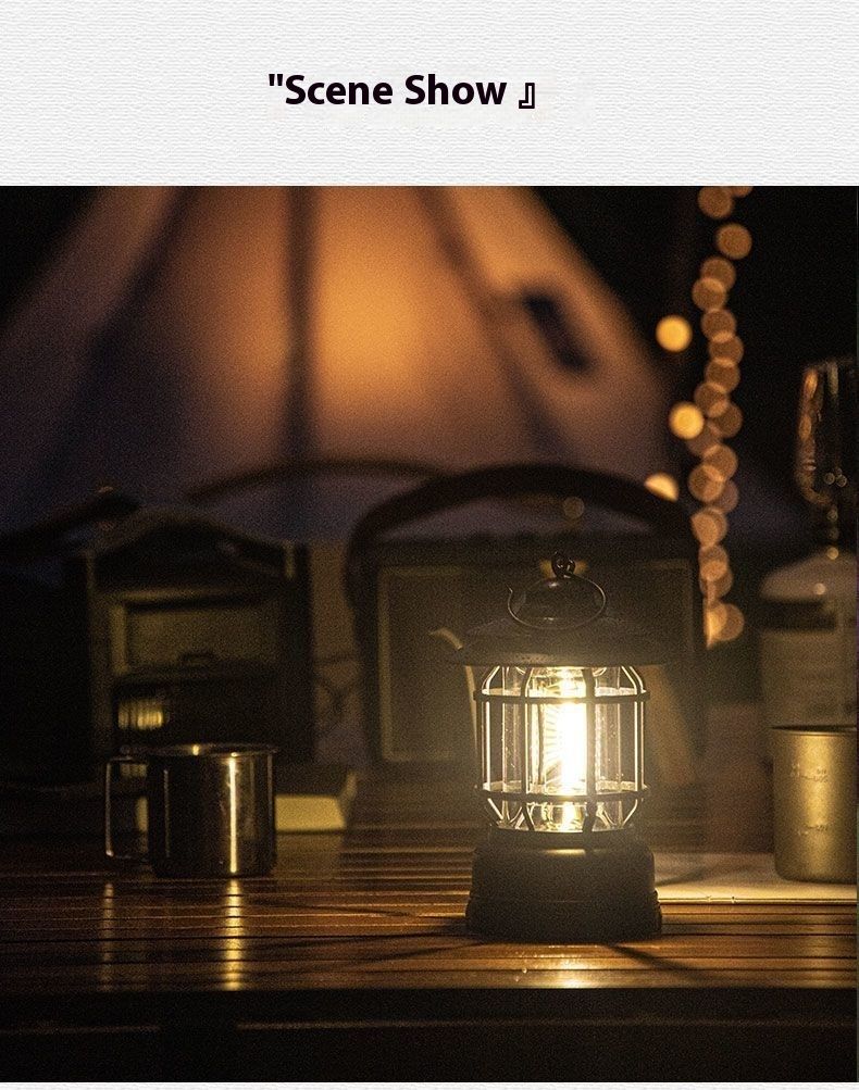 Outdoor Long-Lasting Lighting Ultra-Long Campsite Camping Rechargeable Tent Atmosphere Lantern_voghion.com