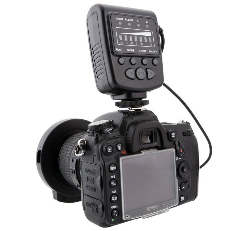 Meike FC-100 FC100 Manual LED Ro Flash Light With Sh Adapter Ring For Canon Nikon Olympus Pentax Digital DSLR Camera_voghion.com