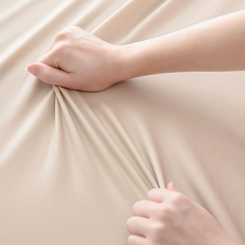 PU Stretch Fitted Rectangle Tablecloth With Elastic Edge 42 X 72 Inch Spandex Stretch Beige Brown Table Cover For Dining Supplies Picnic Outdoor Furniture Protect_voghion.com