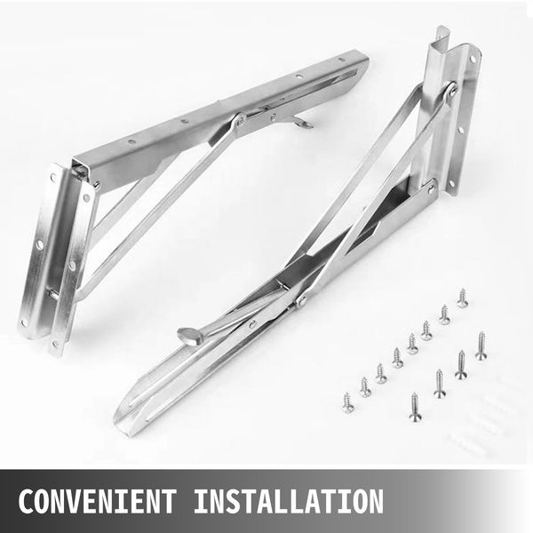 Concession Shelf 70.8L X 11.4W Inch With Stainless Steel Frame And Surface Board For Food Trailer Serving Window_voghion.com
