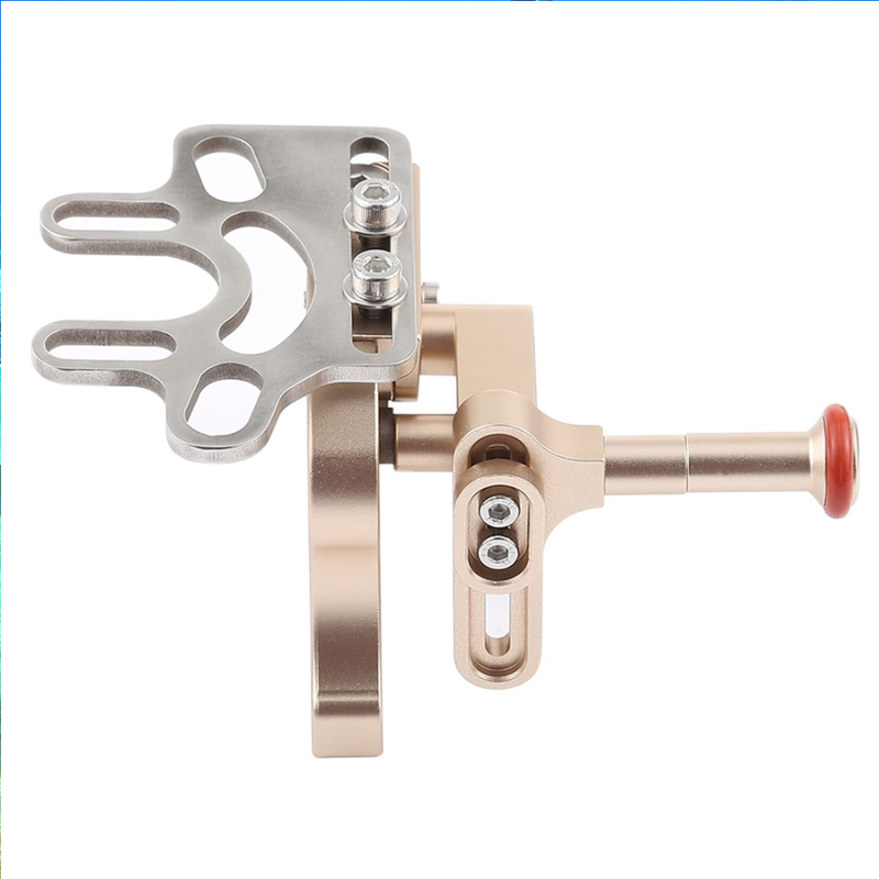 Aluminium-Shutter-Trigger-Verlängerungshebel-Montageadapter, Zubehör für Tauchtablett-Stabilisator, Unterwasserkamera-Gehäuse_voghion.com