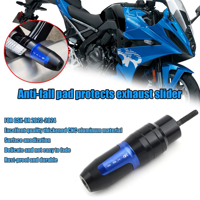 ZA GSX-8R GSX8R Dodaci za motocikle Zaštita od padajućih padova Klizači ispušnih plinova Zaštitnik gsx8r_voghion.com