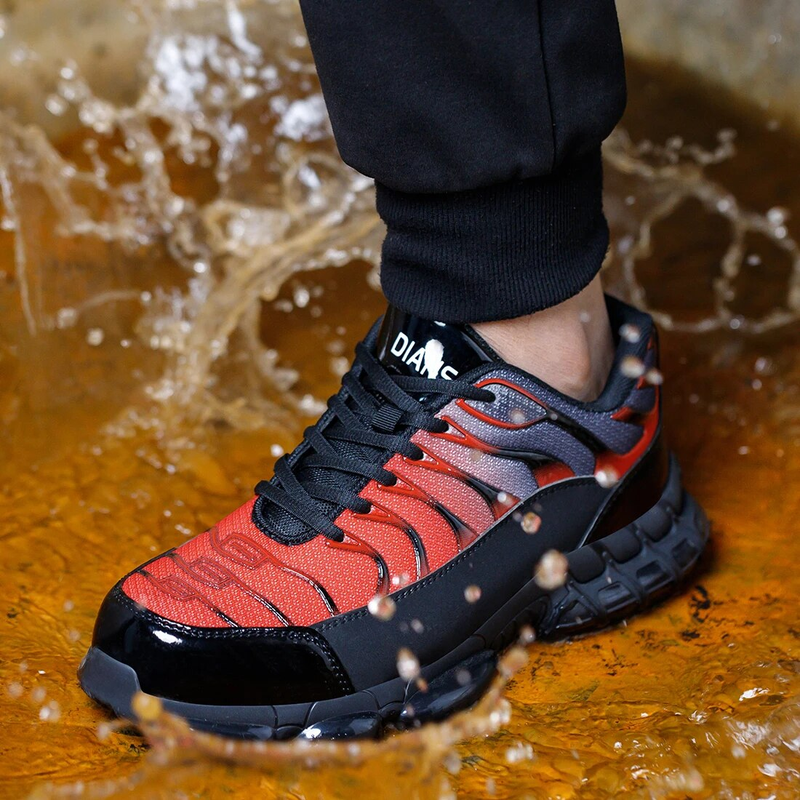 Mannen Vrouwen Veiligheid Anti-smash Anti-lek Ademend Lichtgewicht Werk Sneakers Onverwoestbare Schoenen Laarzen_voghion.com