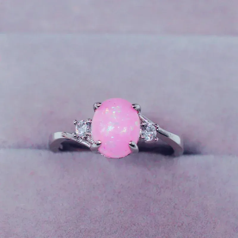 Gioielli di alta qualità in acciaio inossidabile, rame, opale, a forma di uovo di colomba, per coppie di amanti, pronti all'uso, per donne_voghion.com