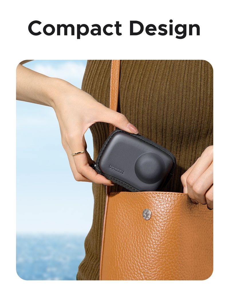 UGREEN For DJI Osmo 5 Pro/4/3 Sports Bag Action Camera Pouch Half-open Quick Release Protective Case_voghion.com
