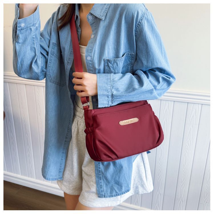 Oxford Cloth For Women, Lightweight Multi-layer Nylon Canvas, Mother's Middle-aged Women's Single Shoulder Crossbody_voghion.com