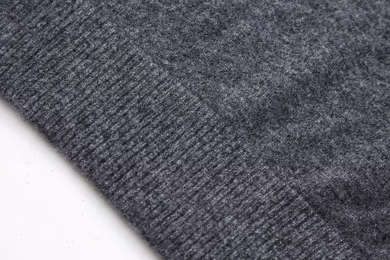 Camicia lavorata a maglia con design antirughe, stile personalizzato, tinta unita, nuova collezione autunnale da donna_voghion.com