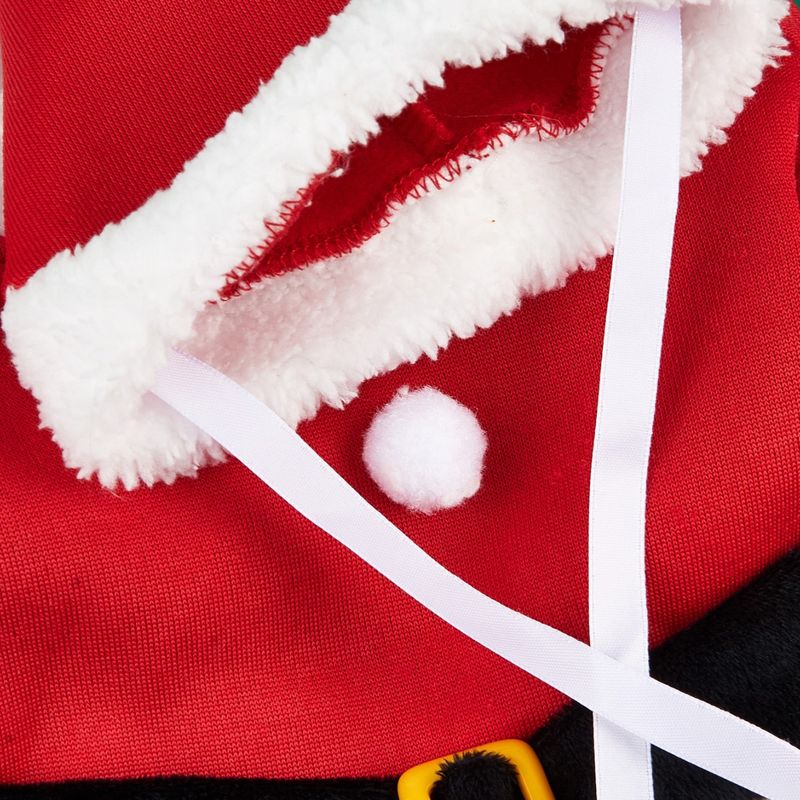 Santa Claus Clothes Autumn Winter Cat Pet Apparel Teddy Small Dog Transformation Outfit_voghion.com