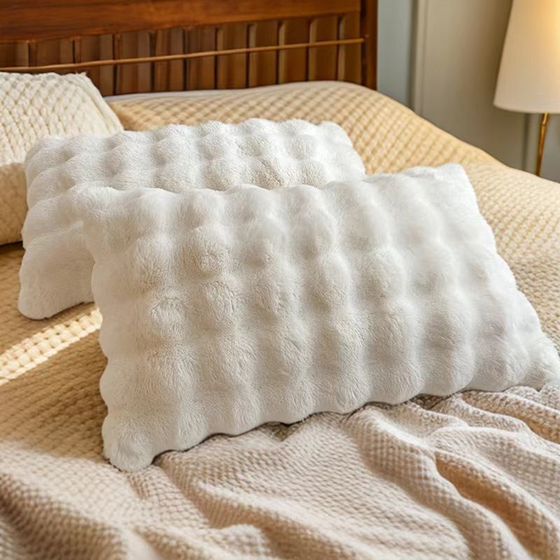 Premium Velvet Pillowcase Set - Ultra-Soft Hypoallergenic Cover With Stain-Resistant Fabric (2-Pack, 48x74cm)_voghion.com