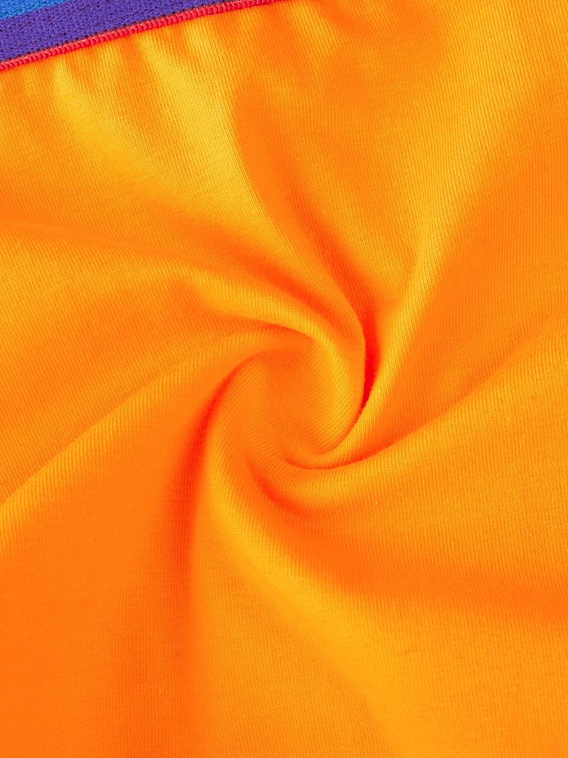 KSS/SECRET 6er-Pack mehrfarbige Boxershorts in Übergröße mit Regenbogenbund und mitteltiefem Bund für Herren_voghion.com