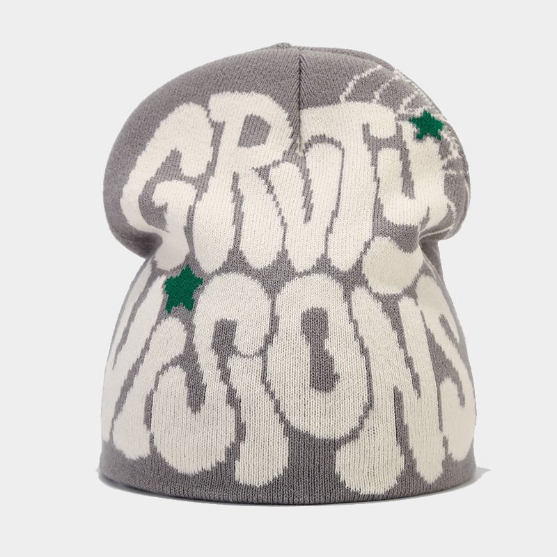 Winter Herbst gestrickte Wolle minus zwei Mütze Cargo Y2k Mütze für Männer Frauen Kanye Mützen Gorras Hombre Top halten warm Hut wind dicht_voghion.com