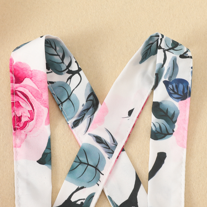 Vestiti per neonati, tuta per bambini, pagliaccetto a triangolo a maniche corte, gonna con fiocco, gonna con cinturino a forma di fiore_voghion.com