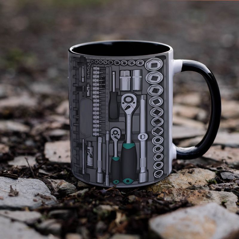 Neues Produkt im Juli: Men's Toolbox 3D-Keramiktasse Boyfriend Power Kaffeetasse_voghion.com