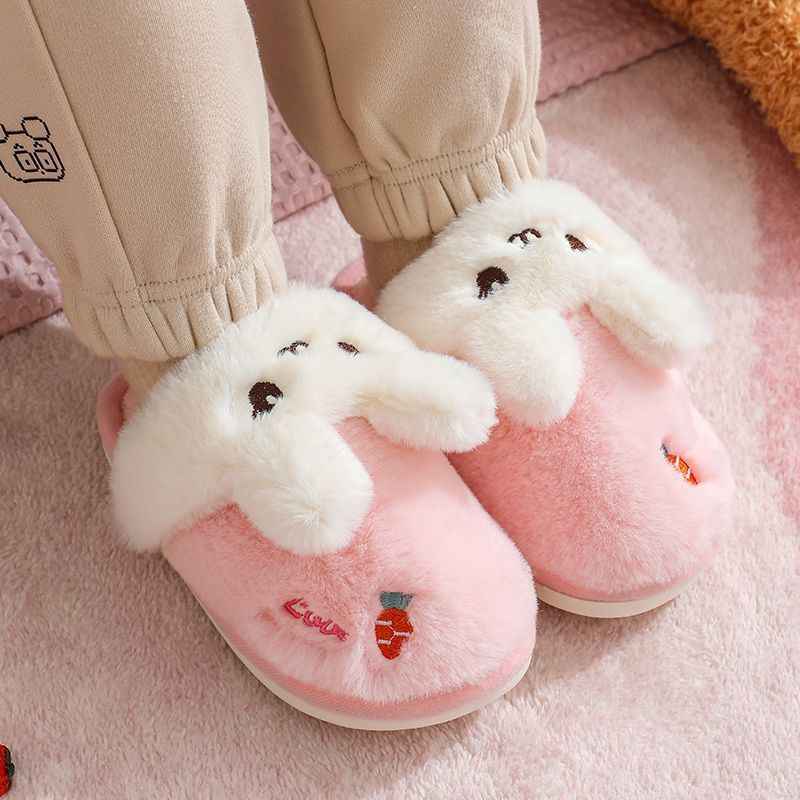 Niedliche Hausschuhe für Kinder und Mädchen aus Memory-Schaum, rutschfest, warm, Fleece, Heimschuhe_voghion.com