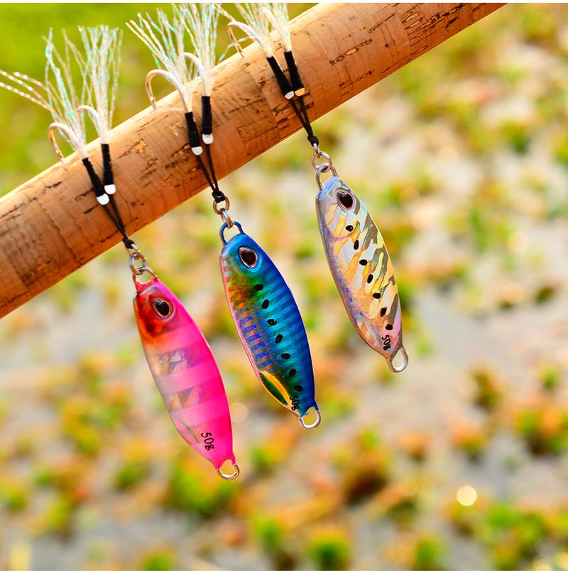 Esca per la pesca a lancio lungo, affondamento, simulazione dura, 10 colori, esca per pesci in piombo, piastra in ferro, attrezzatura da pesca a jigging lento_voghion.com