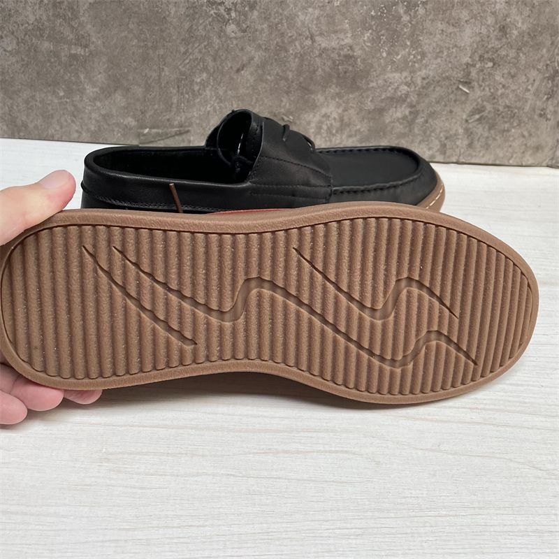 Men's Shoes Spring And Autumn Soft Surface Shoelace Tendon Bottom Plaid Formal Wear_voghion.com