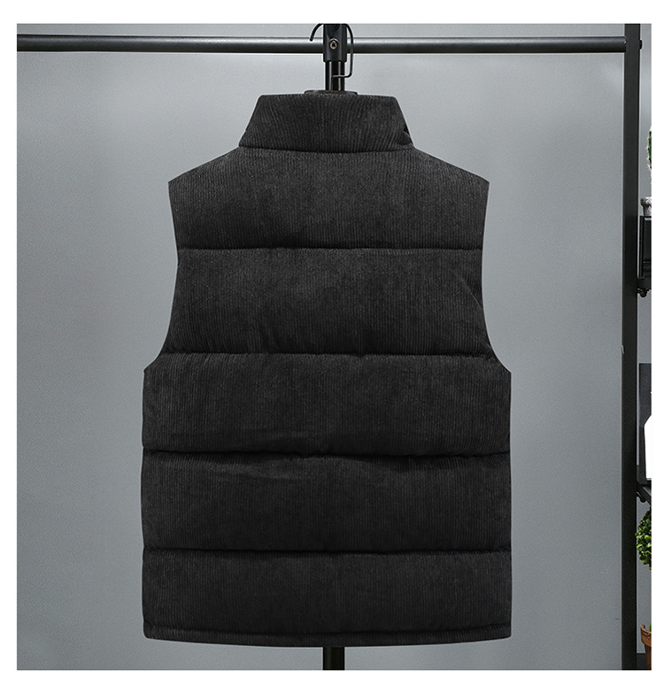 Velluto a coste molto venduto per uomo in autunno e inverno, gilet largo, canotta, top corto e spesso in cotone, clip per gilet_voghion.com