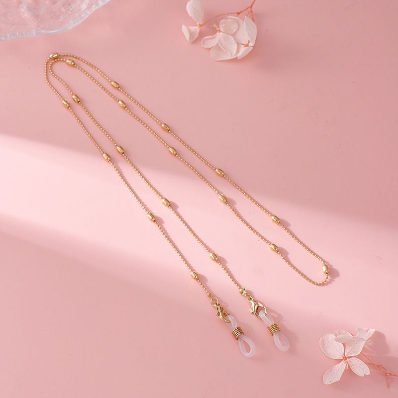 Fashion Metal Glasses Simple Personality High-end Feel Mask Chain Non-slip Accessories_voghion.com
