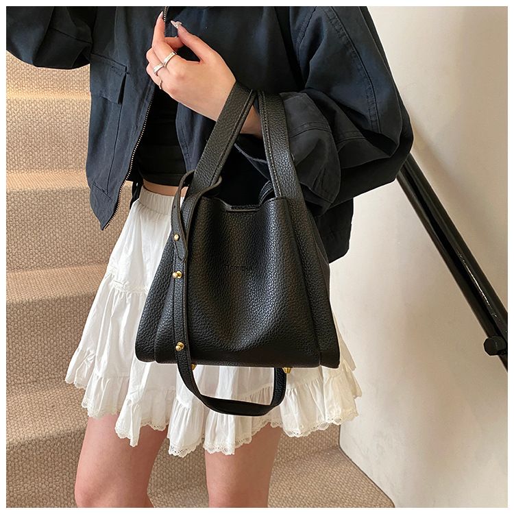 Borsa a secchiello versatile da donna con tracolla singola, nuova moda primavera estate 2025 di alta gamma_voghion.com