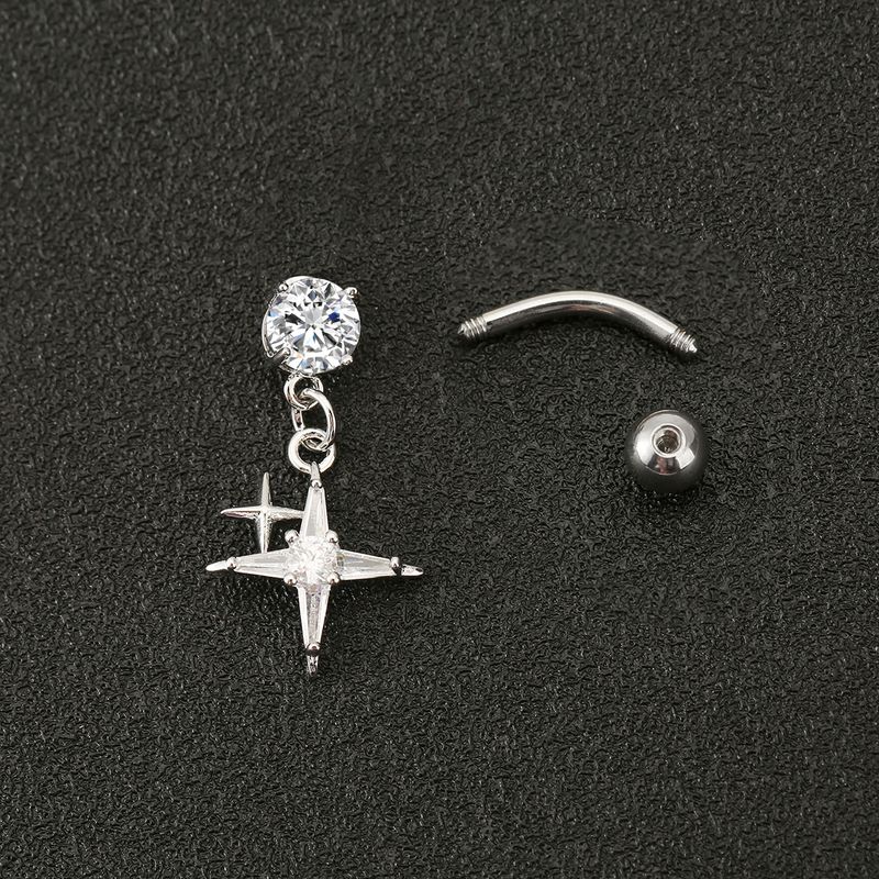 Piercing per ombelico con diamanti Flash - Gioielli per piercing scintillanti_voghion.com